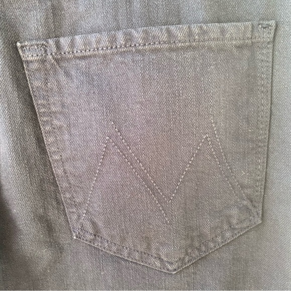 Mother Superior High Waisted Spinner Skimp in Blue Graphite Wide Jeans 29 - Picture 6 of 16